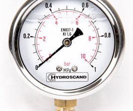 Painemittari 60 BAR R 1/4" alakiinnitys